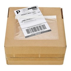 7.5×5.5 Clear Packing List Pouches Invoice Shipping Label Envelope Self Adhesive