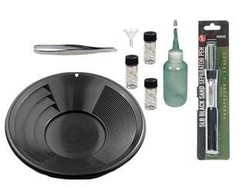 Sluice Monkey Xmas Special 12″ Black Gold Panning Kit