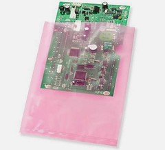 Pink Anti-Static Poly Bags Electronic Polyethylene 2,4,6 Mil Heat Sealable LDPE