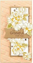 E3D-080 Woven 3D Embossing Folder from the Spring Sampler Collection by Simony