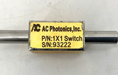 New AC Photonics 1X1-Switch Fiber Optic Switch MSL130101P2122D