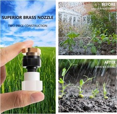 BN2BP125FWX-CS Full Pattern 16ft Broadcast Spray Boomless Nozzle for 2GPM Pump