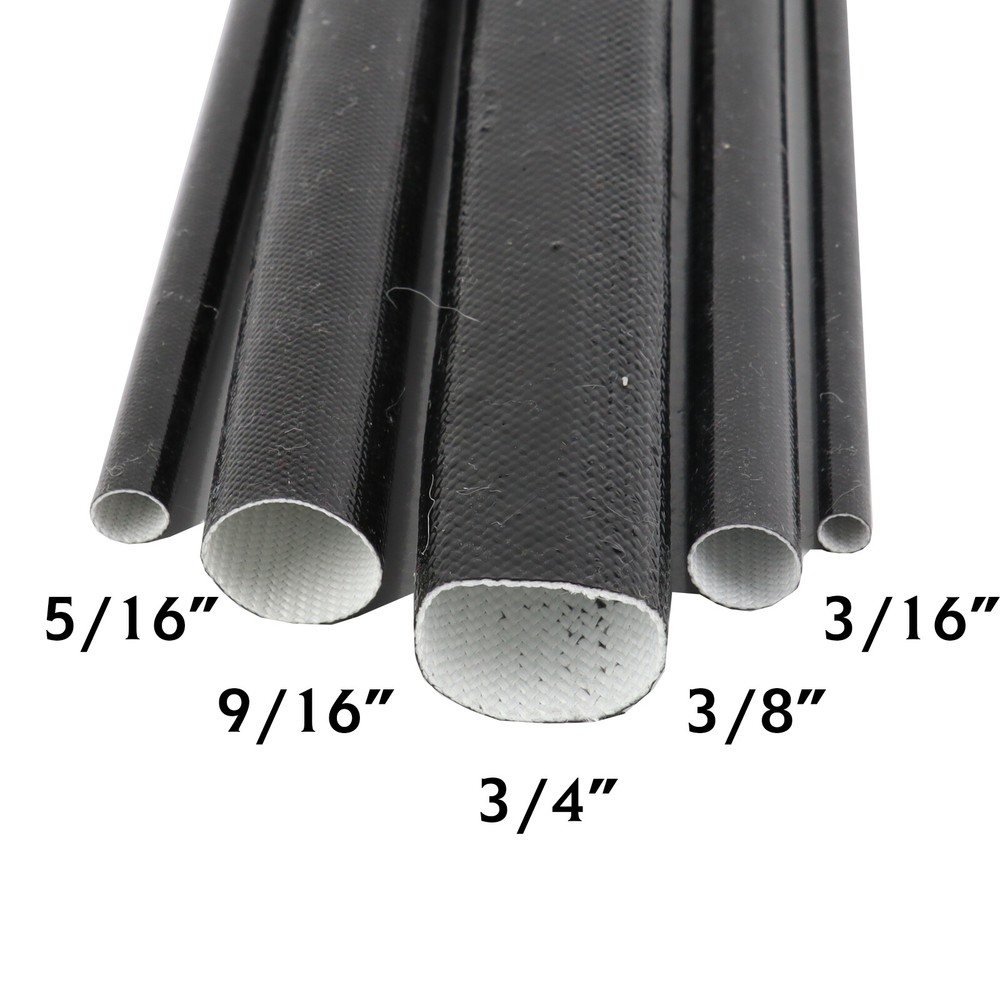 Fiberglass Sleeve Electric Wire Insulation Heat Resistant Wire Silicone Wrap Lot