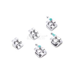 Dental Orthodontic MIM Monoblock Bracket Mini MBT/Roth 0.022/018 with 3-4-5 HooK
