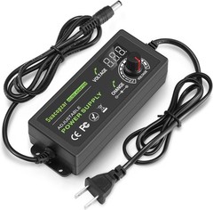 60W Power Supply Adjustable DC 3V ~ 12V 5A, Variable Universal 3-12V 5A