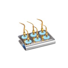 6 pc skysea Dental scaler Perio kit for HU- Friedy IQ diamond coated DTE holder