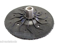 7” Silicon Carbide Abrasive Disc 4 Grinding Epoxy + One 5/8″-11 Adapter– 16 Grit