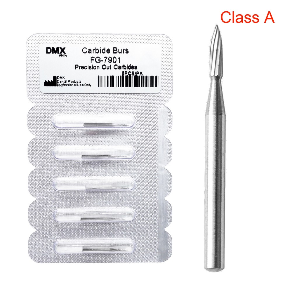 Dental Trimming & Finishing Drill Tungsten Carbide Flame Bur 7901 7902 7903 A