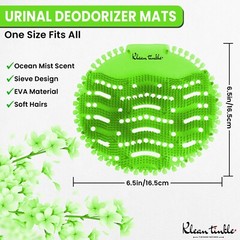Urinal Screen & Odor Neutralizer Anti-Splash – Pack of 3 Round Green Unscented