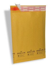 250 #0 6×10 Kraft Ecolite Bubble Mailers Padded Envelopes Bags CD DVD 6 x 10
