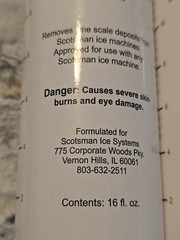 2 Scotsman Clear 1 Scale Remover Ice Machines 16 fl oz Nickel Safe Food Grade