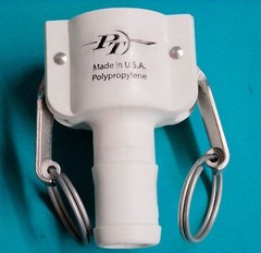 PT Coupling 1 1/4 Cam Lock Fitting Polypropylene NC12-C Fitting Hose Poly