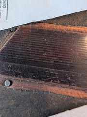 Vintage Wood & Copper Advertising Printing Block Plate 1-3/4x 1-1/4