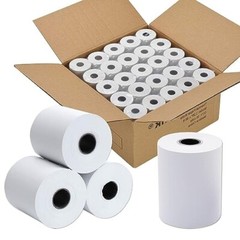 2 1/4″ x 85′ 100 Rolls Thermal Paper, Cash Credit Card All POS Machines BPA FREE