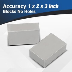 Hardened Steel 1x2x3 Inch Block – Precision Machinist Tool