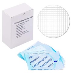 MCE Gridded Membrane Filters, 47mm Diameter, 0.22 um 0.45 μm Pore Size, STERILE