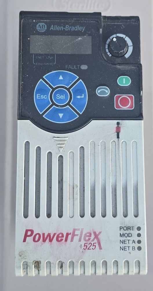 Allen Bradley 25B-D2P3N114 PowerFlex 525 VFD AC Drive 0.75Hp 480V 3Ph FRN 5.001