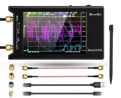 NanoVNA-H4 Vector Network Analyzer 10KHz-1.5GHz VHF HF UHF 4.3″ Antenna Analyzer