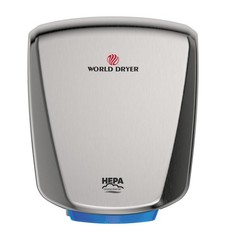 HEPA-Filtered VERDEdri, Brushed S/S, Surface-Mounted ADA Compliant, Energy-Ef…