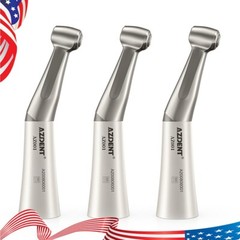 AZDENT Dental Low Speed Handpiece Contra Angle Push Button 1:1 Direct Drive