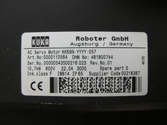 NEW KUKA KK69N-YYYY-057 Roboter AC Servo Motor 10.7 kW 3000 RPM 600 Volt 22 Amp