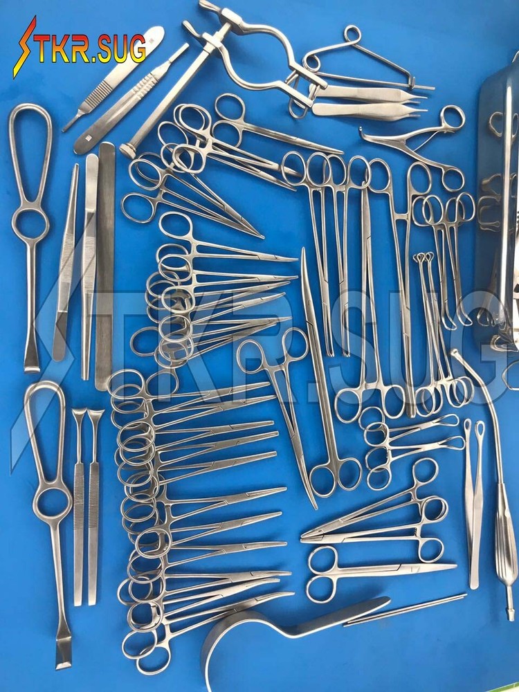 Basic Laprotomy Medical Surgical Orthopedic Instruments 60 PCS A+ Quality