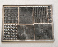 Ethnic Tribal Aluminum Printing Block Vintage Linocut Relief Printing Block
