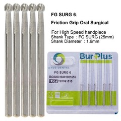 Wave Dental Surgical Burs Round Carbide Surgical Length Bur 25mm FGOS High Speed