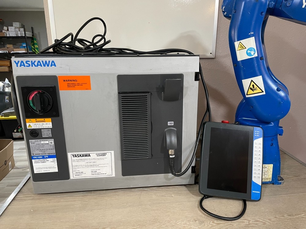 2020 Yaskawa Robot System YRC1000/GP8 Controller, Teach Pendant, Cable