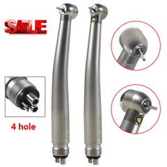 10X Dental Fiber Optic LED E-generator high speed handpiece 2 Holes/4 Holes