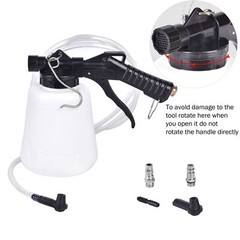 Automotive Pneumatic Vacuum Brake Clutch Fluid Bleeder Tool Adapters 70-110 PSI