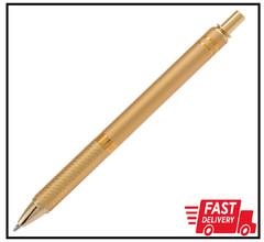 Pentel EnerGel Alloy Retractable Liquid Gel Pen, Gold Barrel, Black Ink Gift Box
