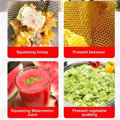 Honey Press Extractor Beekeeping Manual Stainless steel Honey Press Machine Tool