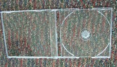 2 pcs 7.2MM MAXI SLIM SINGLE CD JEWEL CASE “J” CARD PSC17