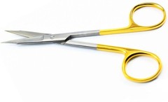 5 Pieces Surgical Goldman Fox Scissors Straight TC 13cm Dental Shears Veterinary