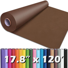 Papel Kraft Color Cafe en Rollo 17.8 x 1440 Pulgadas Arte Envoltura y Tableros