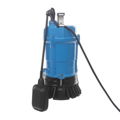 0.75HP Submersible Sewage/Effluent Pump, 4226 GPH Metal Septic Pump, 110V Blue