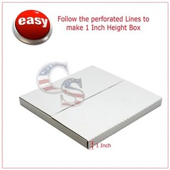 100 LP Premium Record Album Mailers Book Box Variable Depth Laser Disc Mailers