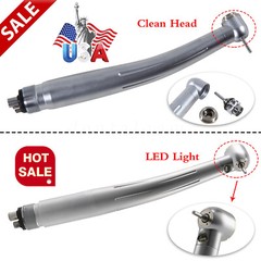 SELF-POWER Dental No-LED / LED E-generator High Speed Handpiece 4Hole Turbine