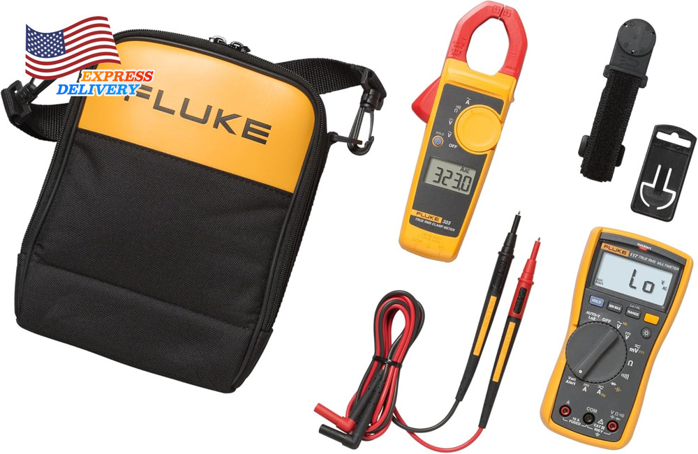117/323 Multimeter & Clamp Meter Kit for Residential & Commercial Electricians