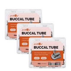 200pcs Dental Ortho Buccal Tubes 2nd Molar MBT 022 Non-Conv Mesh Base Joydental