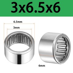 HK Stamping Needle Roller Bearings Rolling Bearing ID 3/4/5/6~60mm OD6.5~68mm ﻿