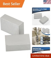 Hardened Steel 1x2x3 Inch Block – Precision Machinist Tool