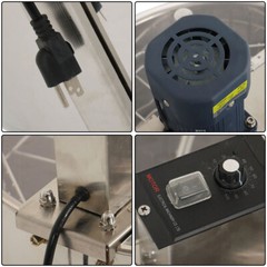 Electric Honey Extractor Beekeeping Equipment 4/8 Frames Stainless Steel 140W