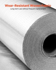 VEVOR Double Reflective Insulation Roll Perforated Radiant Barrier 48in x 250ft