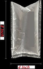 1-Roll Universal 4×8 for Air Pillow Bag Machine Bubble Cushion Wrap Film 350 ft