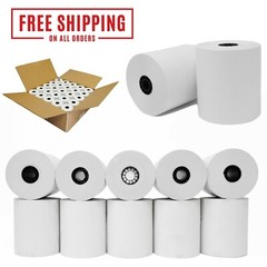 3 1/8″ x 190′ thermal receipt paper rolls[50] fits cash registers and all POS