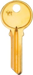 100 PACK 5YA1 KEY BLANKS FOR LOCKSMITH FITS Y1 KEY SET BRASS FINISH Y1 KEY BLANK