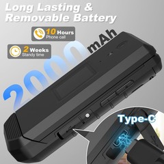 S22 Rugged Flip Phone Unlocked (16GB) 2.8” Touchscreen Smart Cell Phone