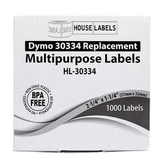 DYMO LW 30334 Medium Multipurpose Labels – (50) Rolls of 1000 – FREE & FAST SHIP